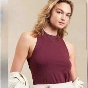 Banana Republic Ponte Twist-Back Top